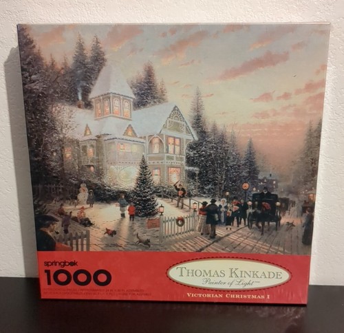 Thomas Kinkade Victorian Christmas 1000 Piece Puzzle 1998 | eBay