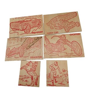 ART Co. Inc. Challenger I Woodburning Set Replacement Wood Pieces Only Read