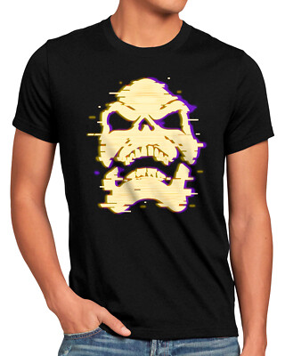 Skeletor Glitch Herren T-Shirt he master universe man anime