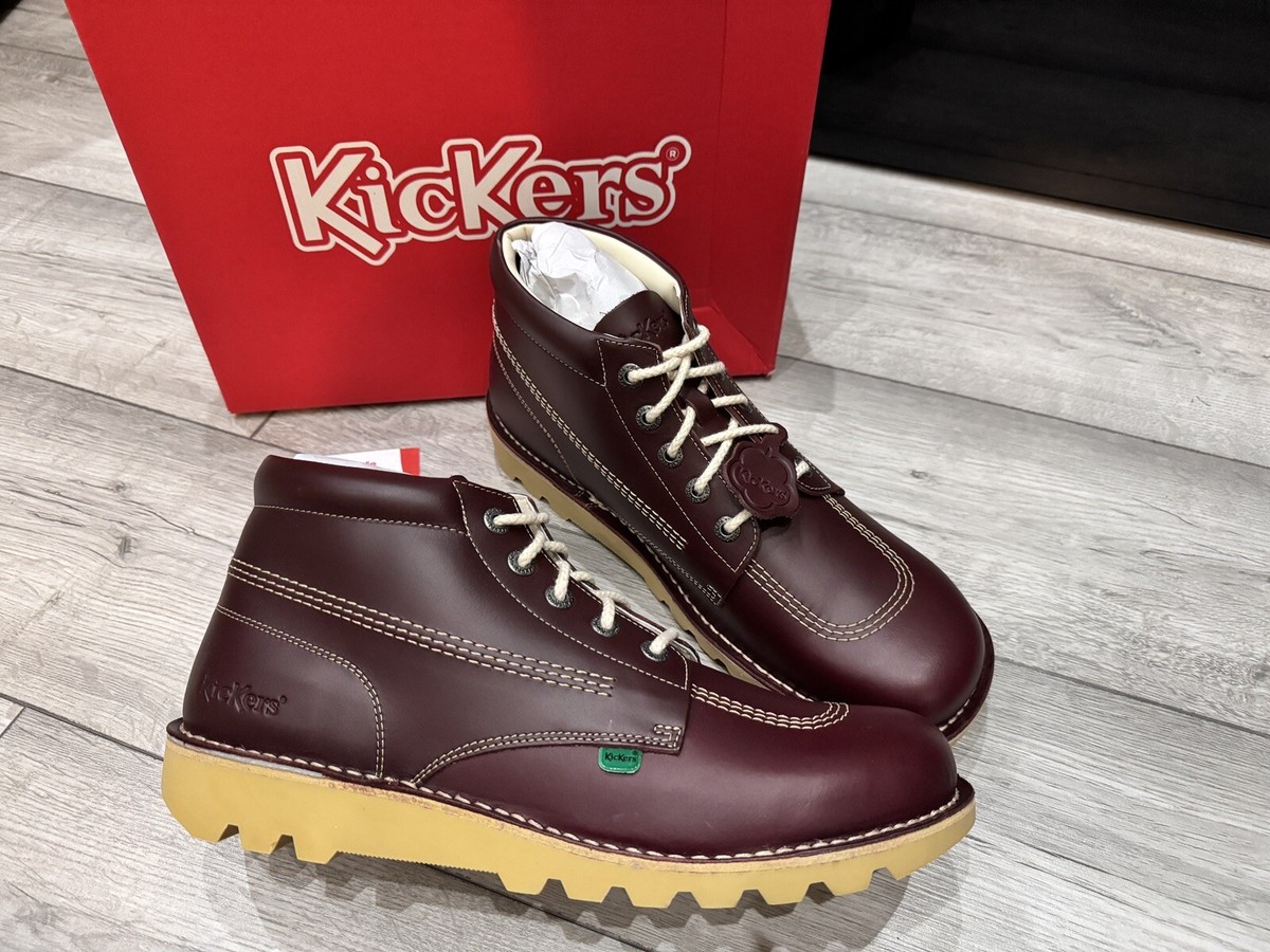 Brown Kicker Style Shoes Kickers® Kick Hi Classic Boots Tan