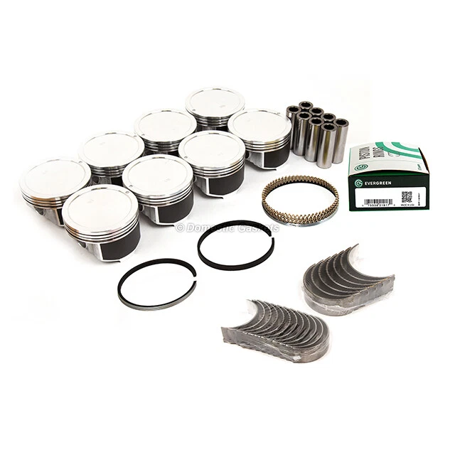 Full Gasket Set Bearings Pistons Fit 01-03 Cadillac GMC Chevrolet 6.0L OHV - Image 3 of 4