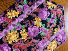 Handcrafted - Quilted Table Runner -2025 - Floral Bounty-Colorful Flower Display