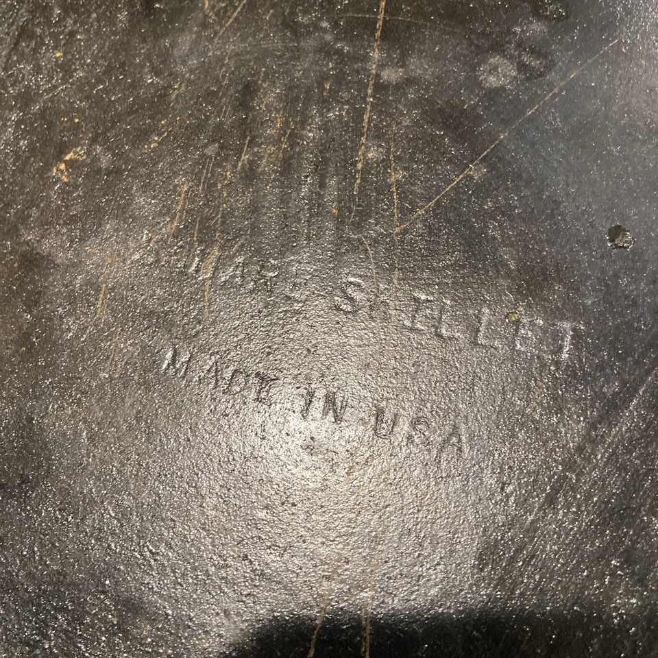 Unmarked 11 Inch Square Skillet Griddle Cast Iron Vintage Large Pan eBay