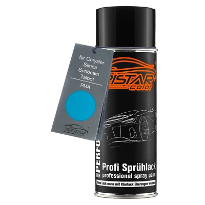 Autolack Spraydose für Chrysler Simca Sunbeam Talbot PMA Carib Blue Basislack