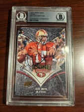 2008 Upper Deck ICONS #83 ALEX SMITH Signed AUTOGRAPH Beckett SLAB NFL Comeback