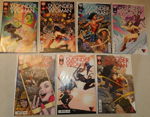 Sensational Wonder Woman #1-7 (Complete 2021 DC) 1 2 3 4 5 6 7 Phillips