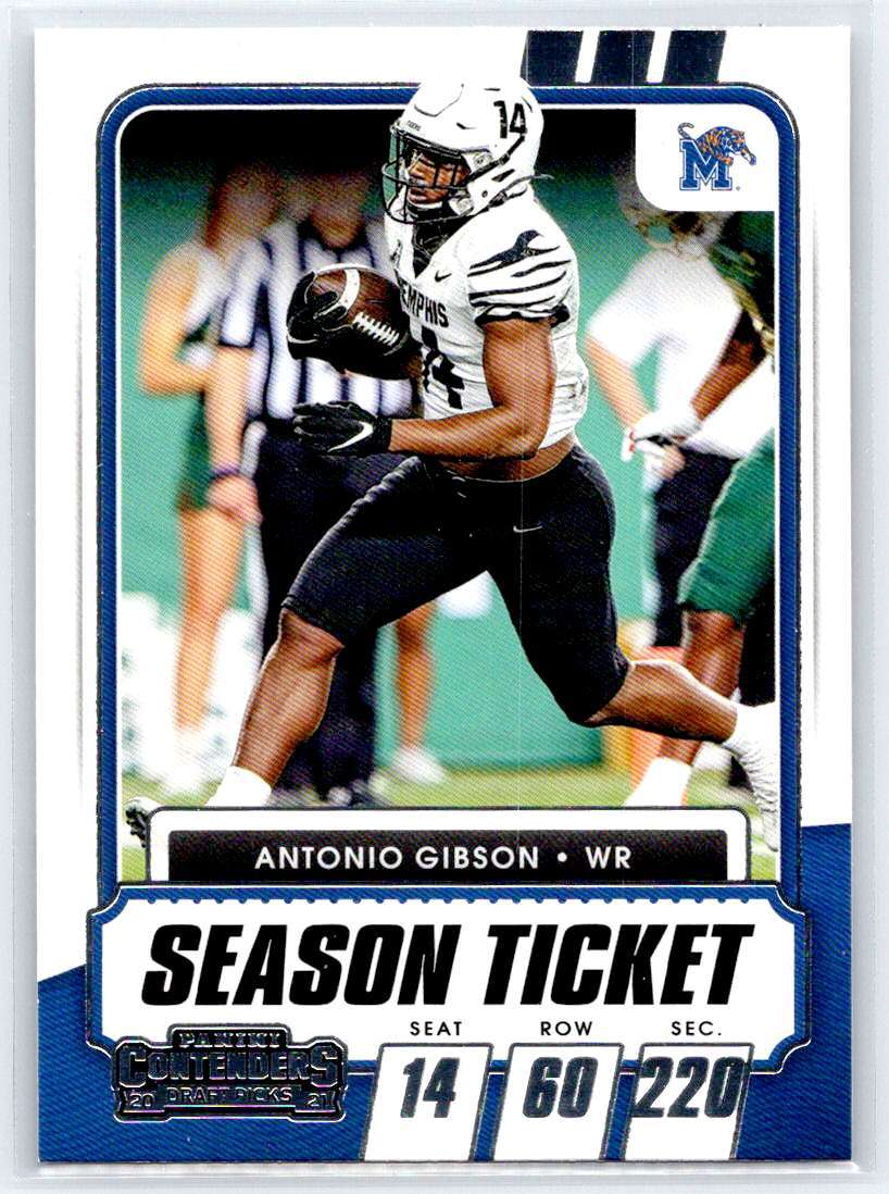 2021 Panini Contenders Draft Picks #55 Antonio Gibson