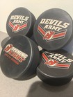 New Jersey Devils Army NHL Hockey Pucks  Prudential Reverse + 2013-14 Opening Nt — photo 2