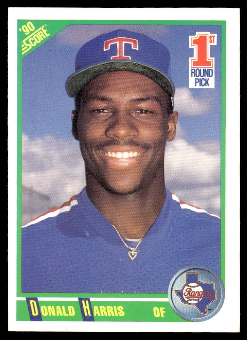 1990 Score #661 Donald Harris - Texas Rangers Rookie | eBay 1990 Score #661 Donald Harris - Texas Rangers Rookie | eBay