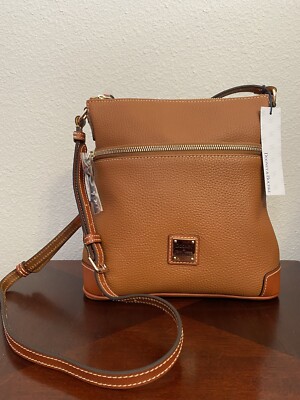 Dooney Bourke Pebble Grain Crossbody R264CA Caramel