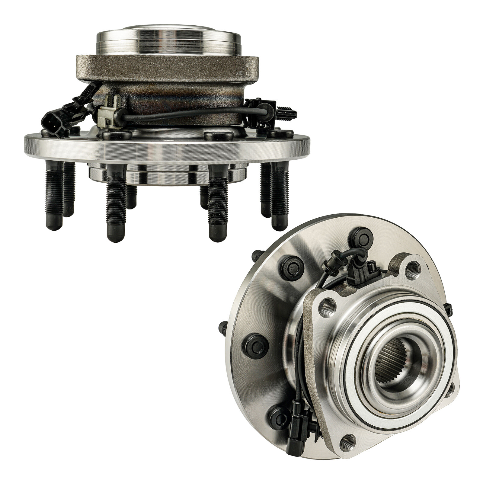 2X Front Wheel Bearing Hub For 2011-2029 GMC Sierra 2500 HD 3500 HD