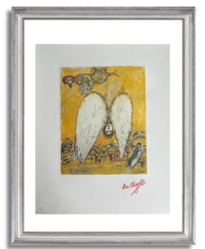 Marc Chagall Der weibliche Engel, 1969 original signierte Lithographie - limitierte Auflage - Bild 1 von 7