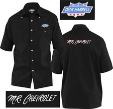 Black Dick Harrell "Mr. Chevrolet" Men's Shirts - OFFICIALLY LICENSED  APPROVED