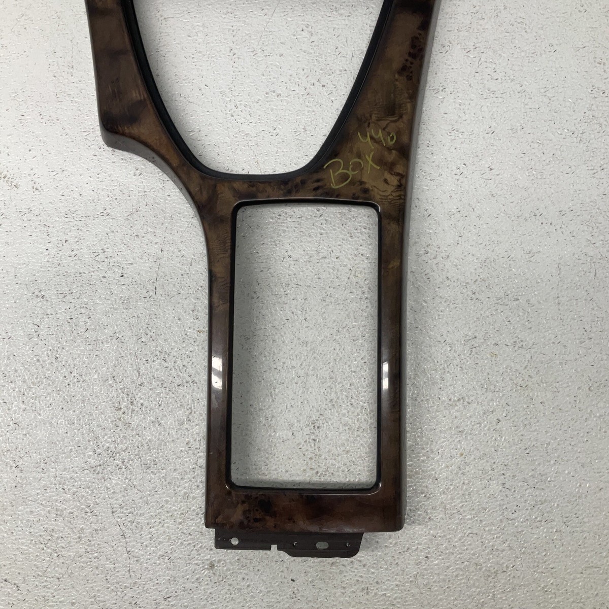 00-06 BMW X5 E53 Front Center Console Gear Shifter Trim Bezel Wood