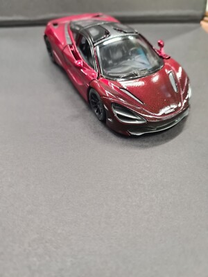 Mclaren 720S Kirschrot Kinsmart Spielzeug Modell 1/36 Skala-Modelle Auto Offen