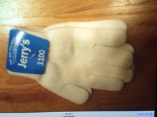 NEW GLOVES Winter Warm Cycling Skating Knitt Mittens Juniors Adult WHITE Jerry's