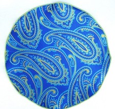 Lord R Colton Masterworks Pocket Round Lerici Blue Paisley Silk - 75 Retail New