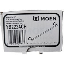 MOEN Brantford 24 in. Towel Bar in Chrome YB2224CH