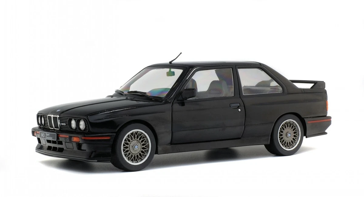 BMW e30 M3 Sport Evolution schwarz Modellauto S1801501 Solido 1:18 