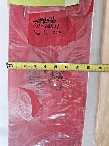 Ojo Rojo Productions Viva El Skate & Skatofilia SK8 Arizaleta Skate Decks Signed - Picture 13 of 15