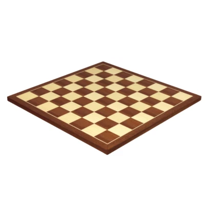 CHESSGAMMON 16 Inch Mahogany Chess Board