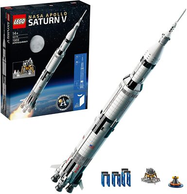 New LEGO Ideas NASA Apollo Saturn V Rocket 92176 Lunar Lander Astronaut  Sealed 673419343015|