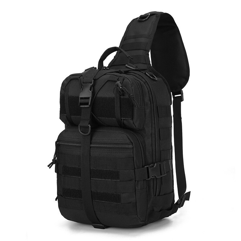 Tactical Sling Bag Military MOLLE Crossbody Pack Outdoor Chest Shoulder Backpack
