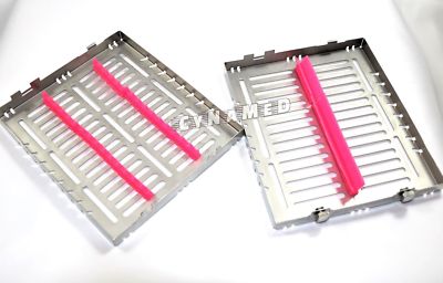 2 Bandejas Para Autoclave Dental - Racks De Esterilización Para 15 Instrumentos Cada Una