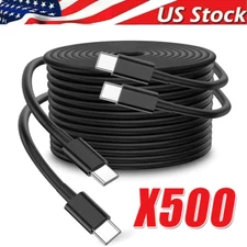 USB-C to USB C Type-C Fast Charging Data SYNC Charger Cable Cord 3/6/10FT lot