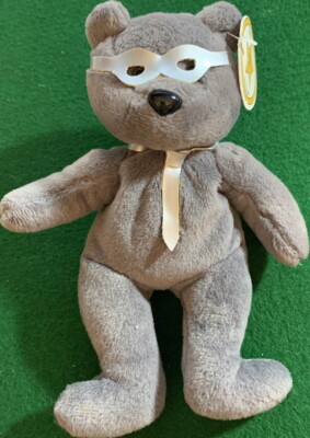 CELEBRITY BEARS 1998 Star #4 Will Smith Men in Black BEAN BAG Toy 9'' Plush MWMT!