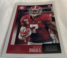 2020 Panini Score Football Trevon Diggs Alabama Crimson Tide rookie card #336