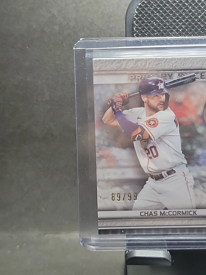 2023 Museum Collection Chas McCormick Primary Pieces Quad Relic 89/99, Astros - Image 2 of 4