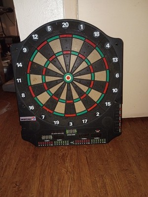 Sportcraft Electronic Dart Board with Digital Scoring and Controls not tested