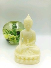 The Thai Buddha Statue Sitting Kneeling Seated Feng Shui Figurine Ornament 17cm
