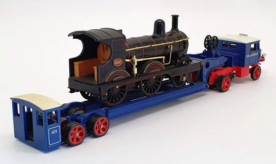 Matchbox YS-16 - 1929 Scammell 100 Ton Truck & Trailer Locomotive Load - Image 2 of 4