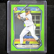 Bowman 2023 1st Ava Arquette Green Parallel #219/399 Miami Marlins
