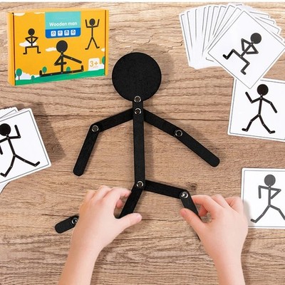 Montessori Holzpuzzle Brett Pädagogisches Lernspielzeug Feinmotorik Spiel