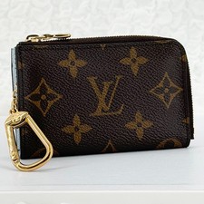 LOUIS VUITTON Coin Purse M83612 Key Ring Brown Very Good Pre-owned Condition