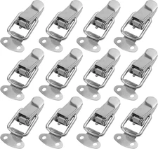 Lock Clasp Buckle Latch for Wooden Case Toolboxes with Screws Pack of 12