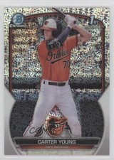 2023 Bowman Chrome Prospects Speckle Refractor 54/299 Carter Young #BCP-183 0jm6