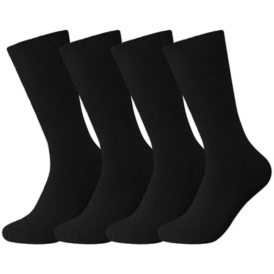 Dafi Soft 4 Pairs Extra Wide Diabetic Cotton Socks Size S M L XL Turkey
