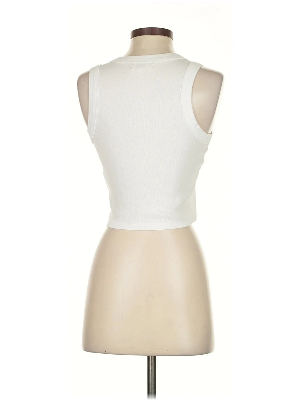 Madewell Women White Sleeveless Top S - image 2