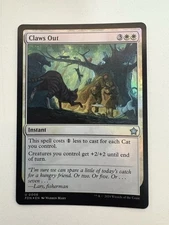 Claws Out Foil MTG Magic the Gathering Card NM Near Mint FDN