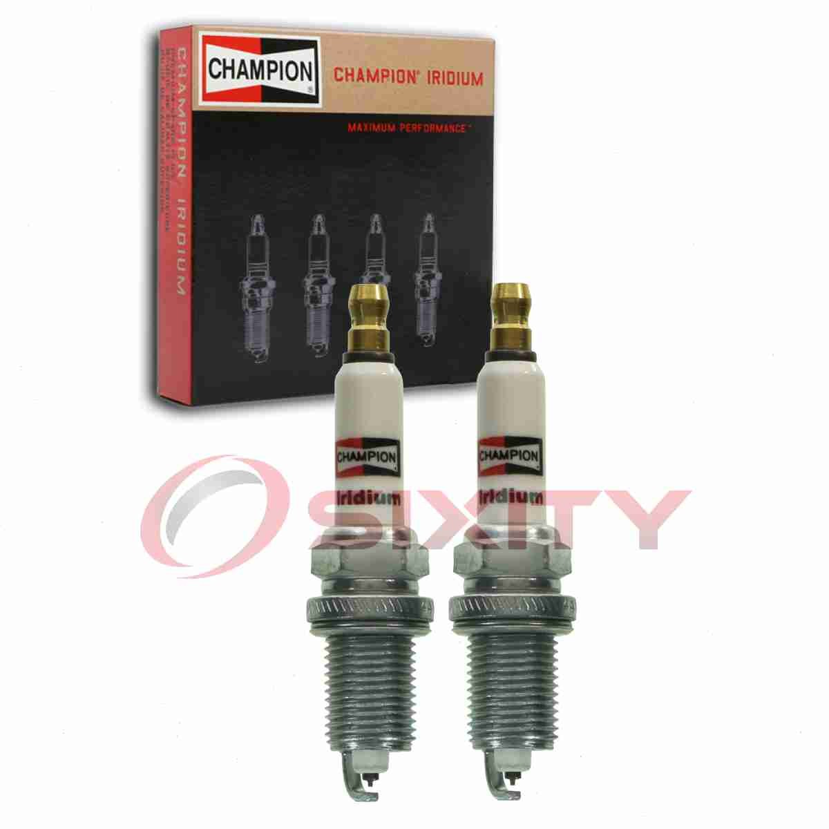 2 pc Champion Iridium 9013 Spark Plugs for RC10WMPB3 6341 Ignition Wire nl