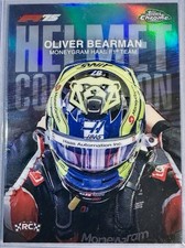 2025 Topps Chrome Formula 1 F1 RC Oliver Bearman Helmet Collection