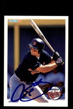 Signed Baseball Card Auto Chip Hale 1994 Fleer #205 Minnesota Twins