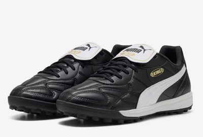 Puma King Top TT Astro Turf Fußballschuhe Uk 5 Brandneu Schwarz