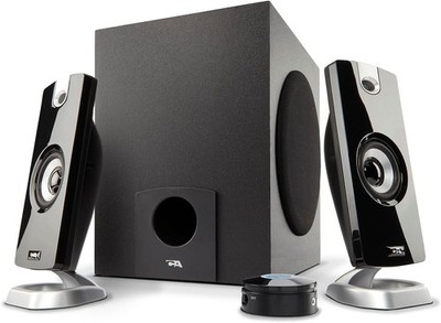 CA-3090 2.1 Speaker System W/ Subwoofer W/ 18W of Power   Easy Setup