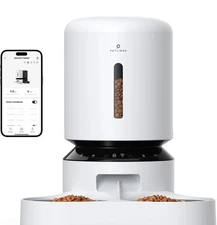 PETLIBRO Automatic Cat Feeder, WiFi Pet Feeder for 2 Cats or Dogs with APP Co...