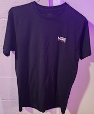 Mens medium VANS Black T-shirt "Make It Checkerboard" Logo
